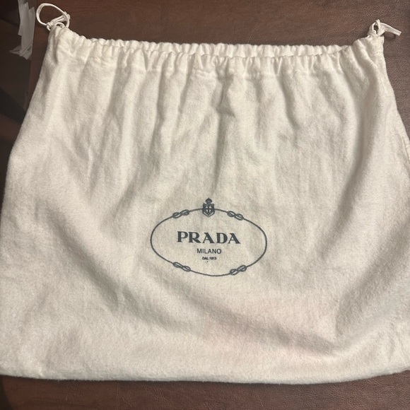 Prada satin tote with duster bag - Picture 7 of 7